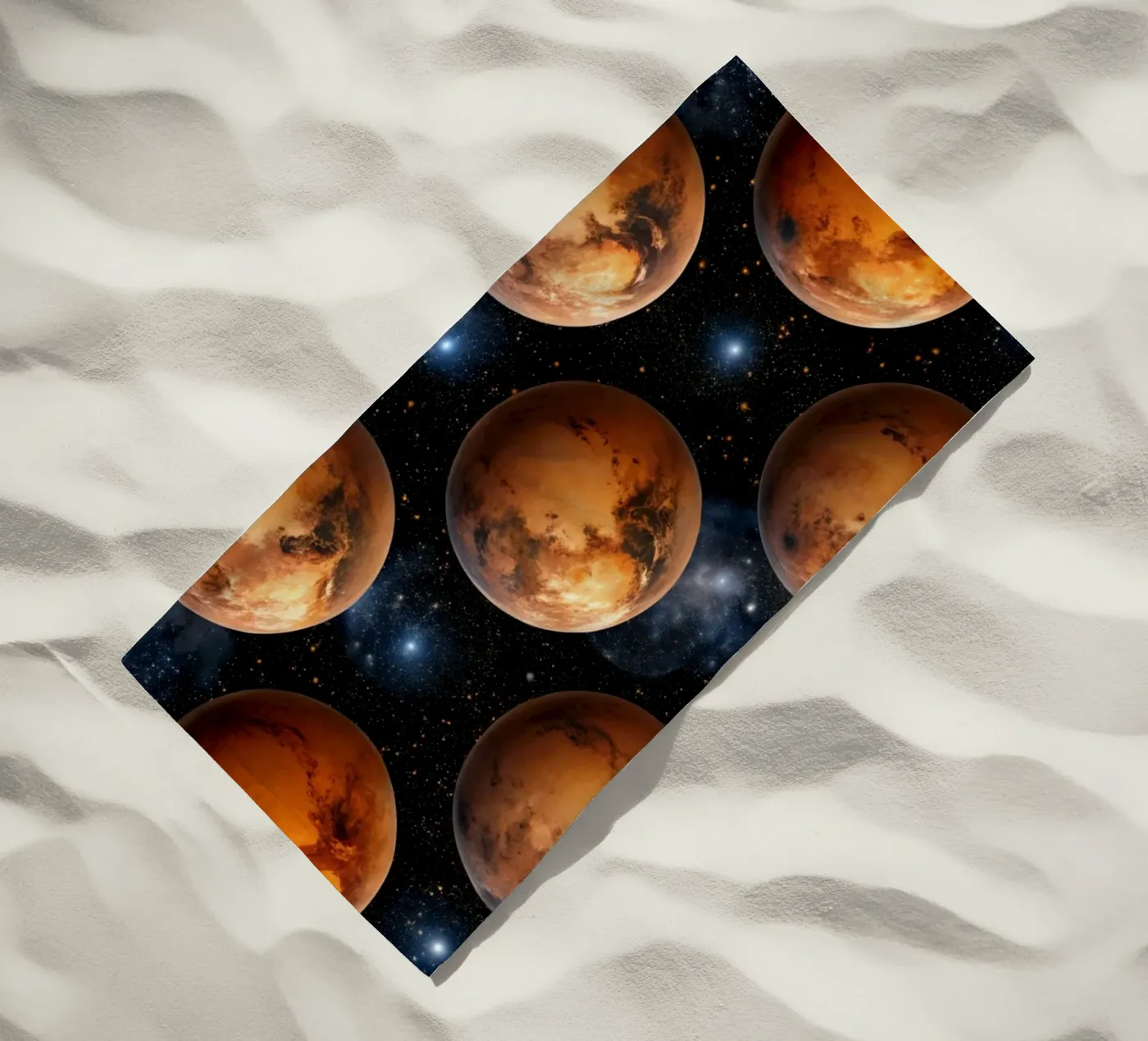 Mars Ontdekkingsreiziger strandhanddoek van Happy Littles