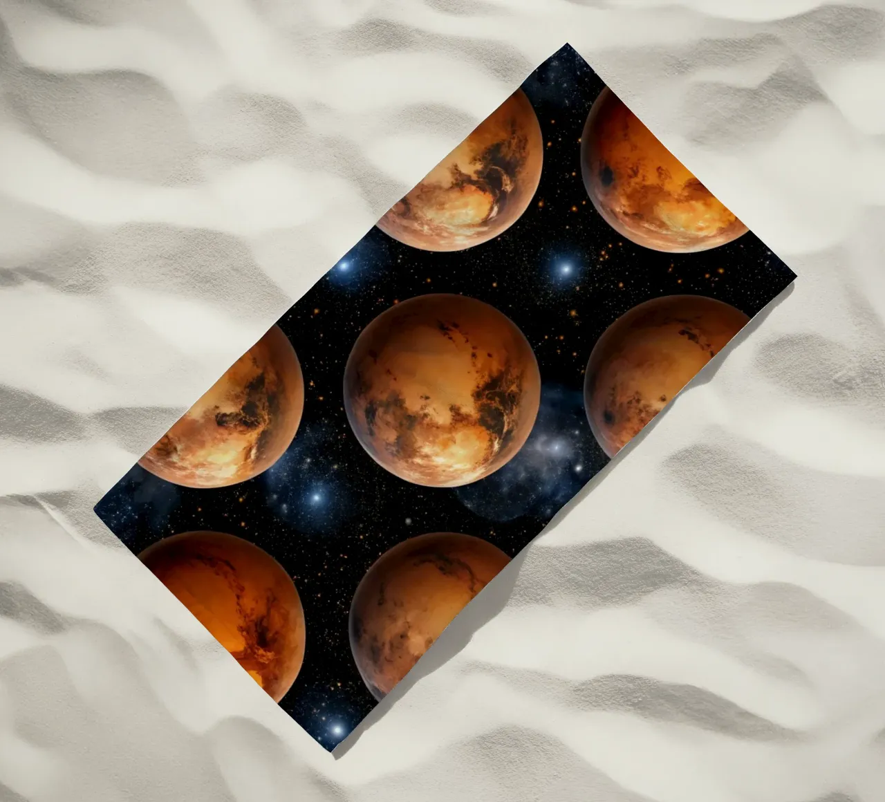 Mars Explorer beach towel by Happy Littles