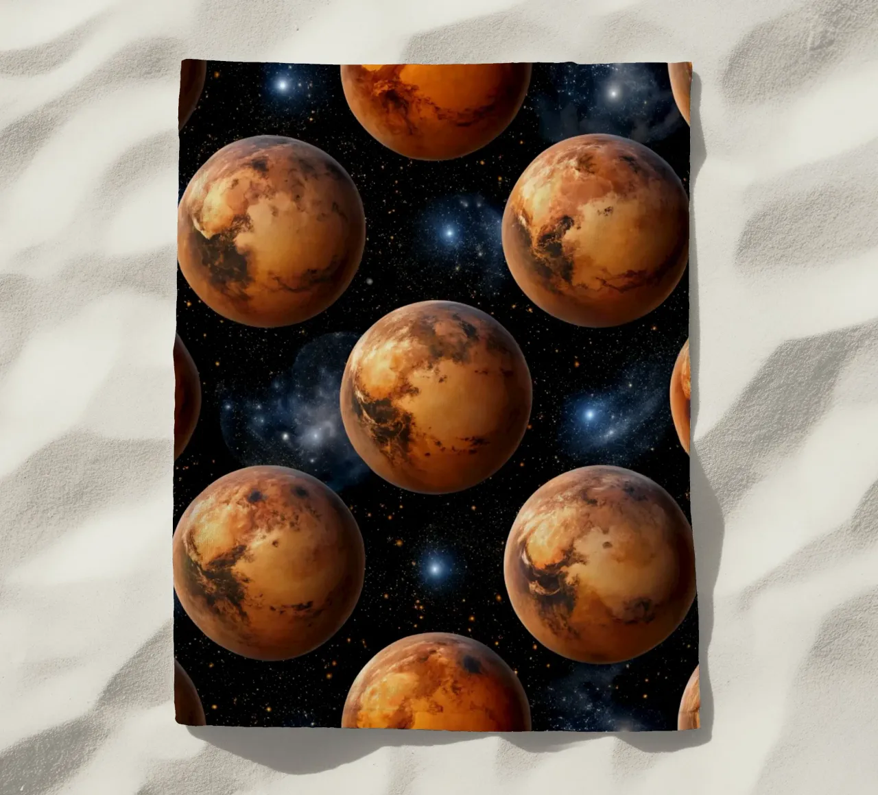 Mars Explorer beach towel by Happy Littles