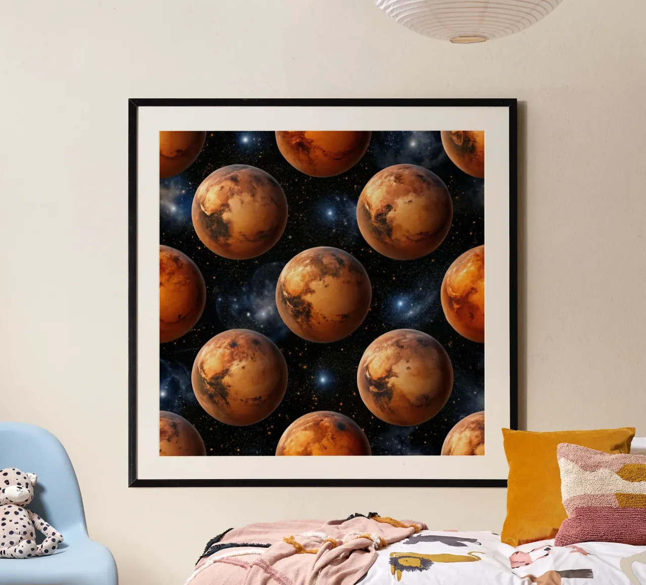 Mars Ontdekkingsreiziger poster van Happy Littles