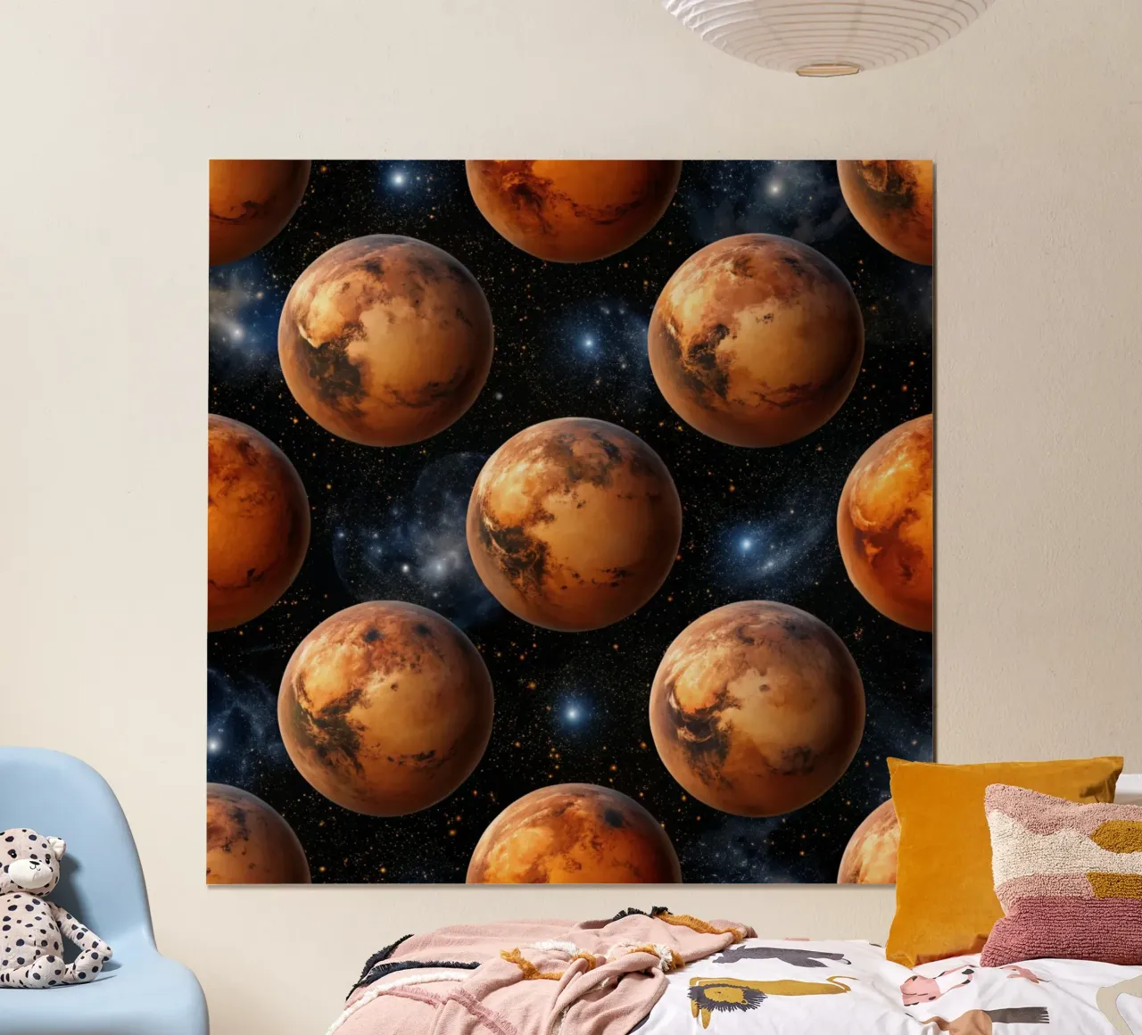 Mars Ontdekkingsreiziger poster van Happy Littles