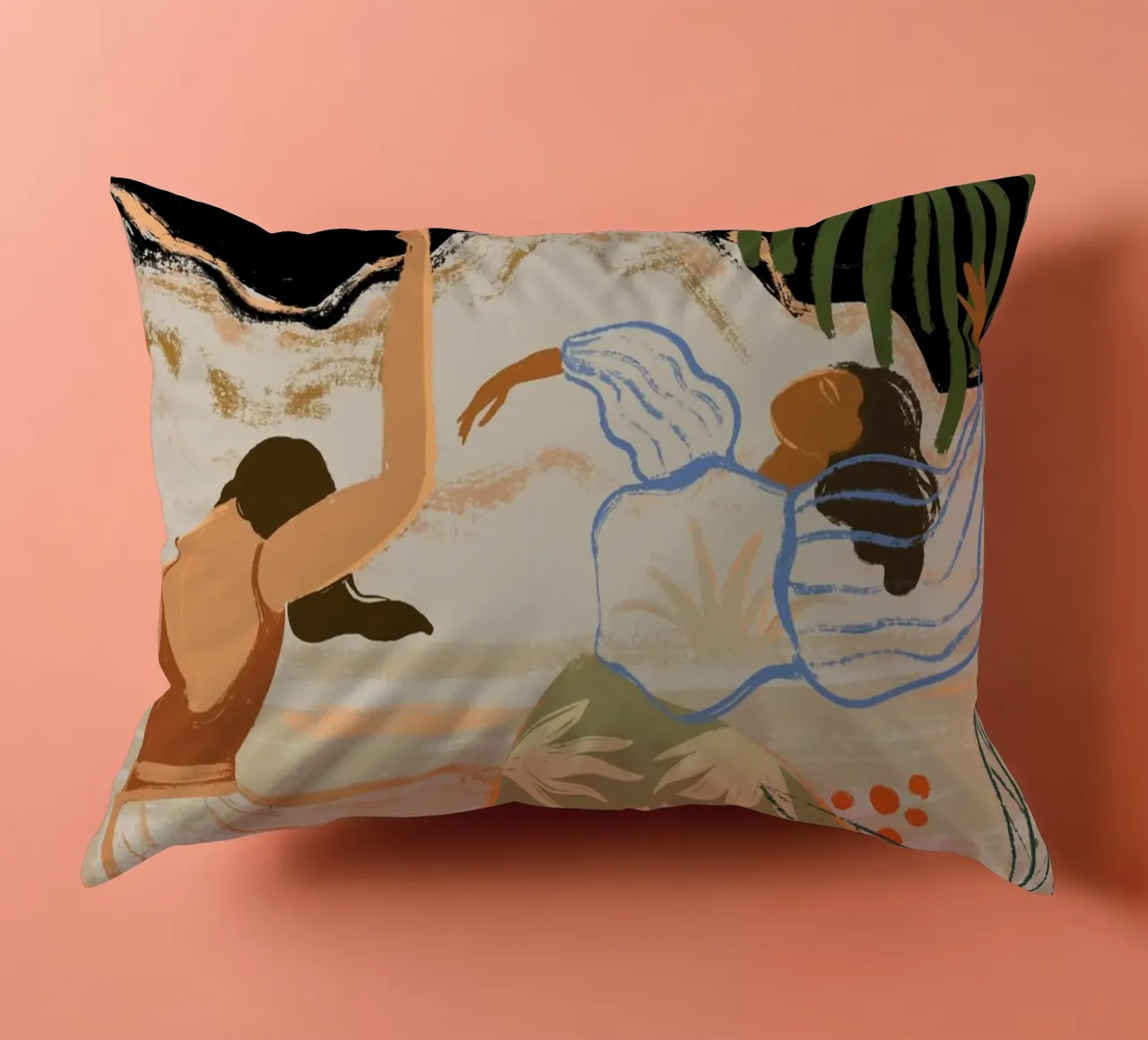 Dance Under the Moonlight decorative cushion by Arty Guava