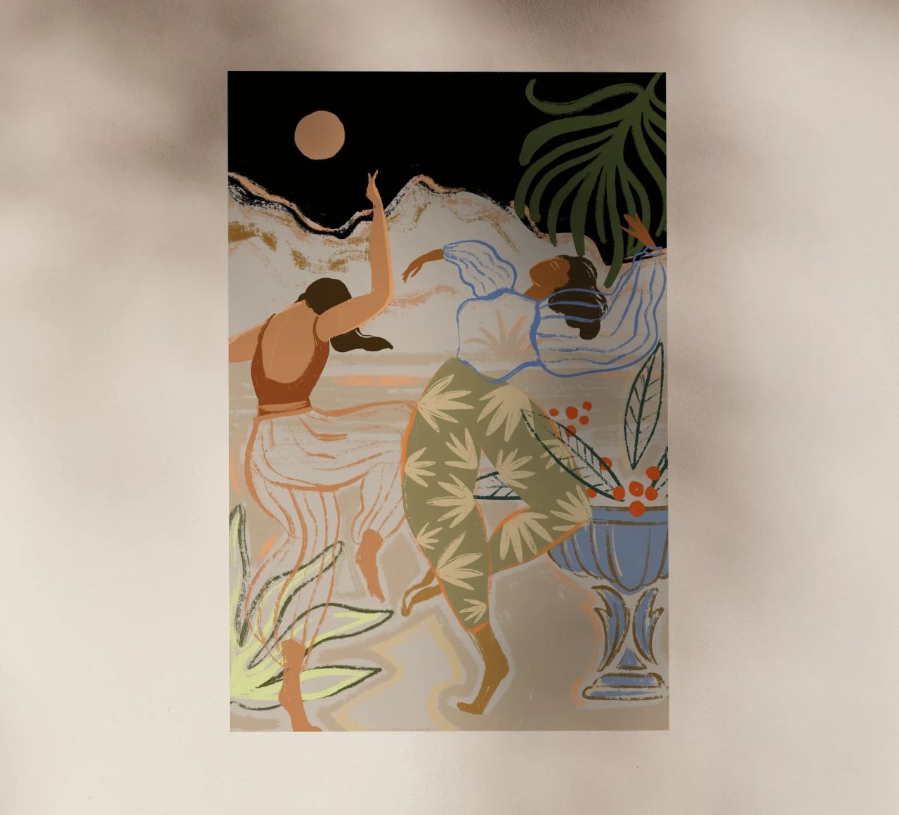 Dance Under the Moonlight pellicola backlit da Arty Guava
