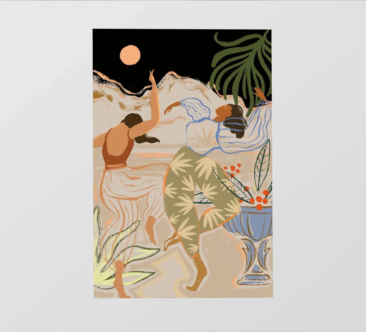 Dance Under the Moonlight pellicola backlit da Arty Guava