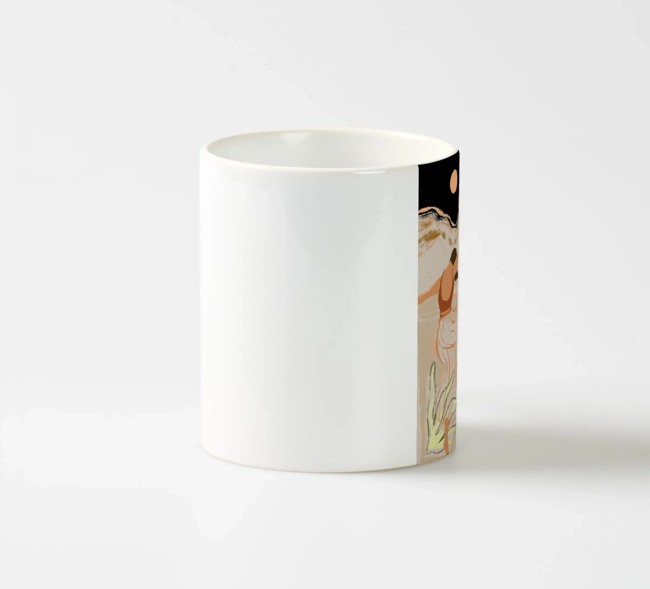 Dance Under the Moonlight ceramic mug by Arty Guava