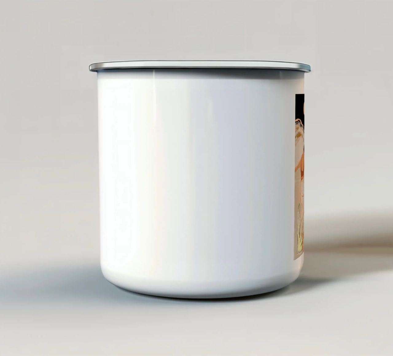 Dance Under the Moonlight Emaille Tasse von Arty Guava
