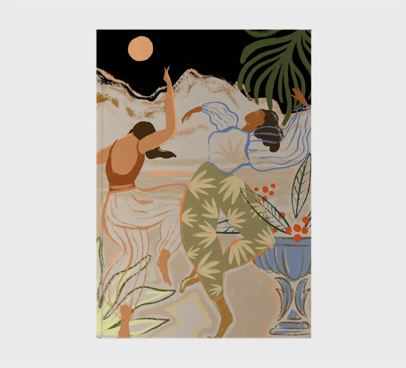 Dance Under the Moonlight notebook by Arty Guava
