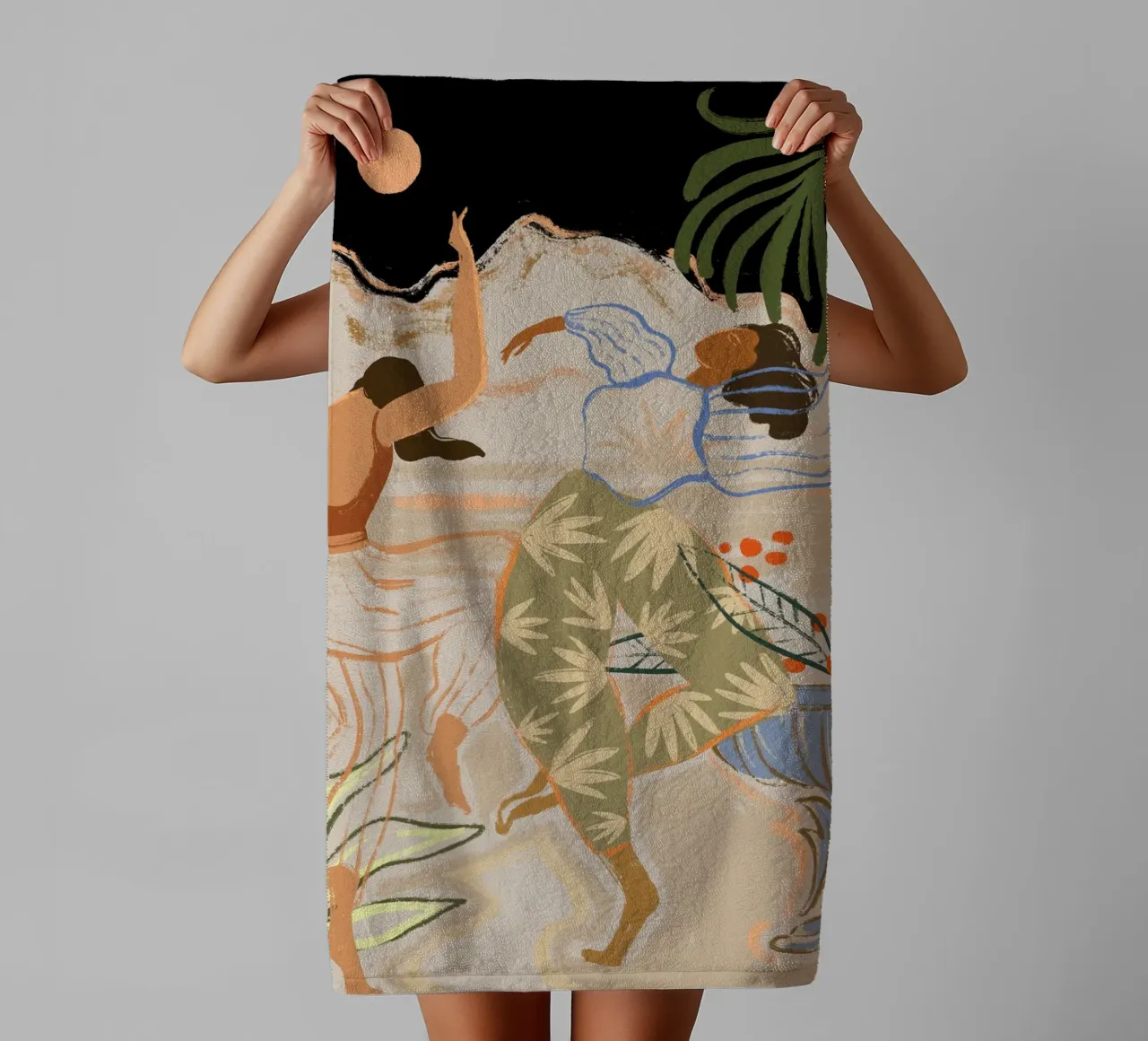 Dance Under the Moonlight asciugamano da bagno da Arty Guava