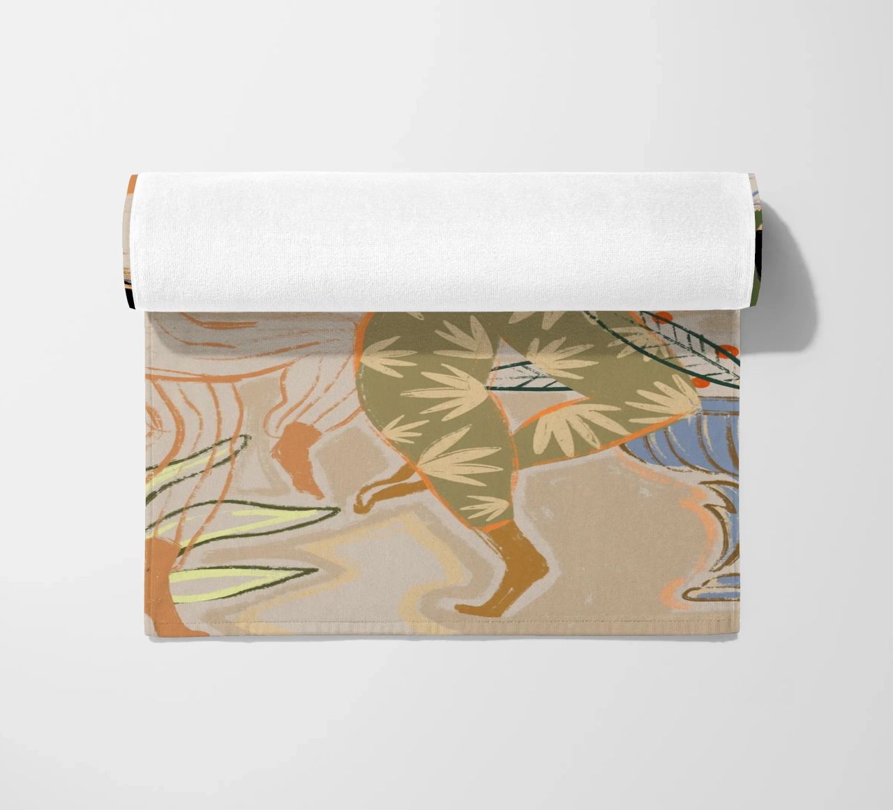 Dance Under the Moonlight beach towel by Arty Guava