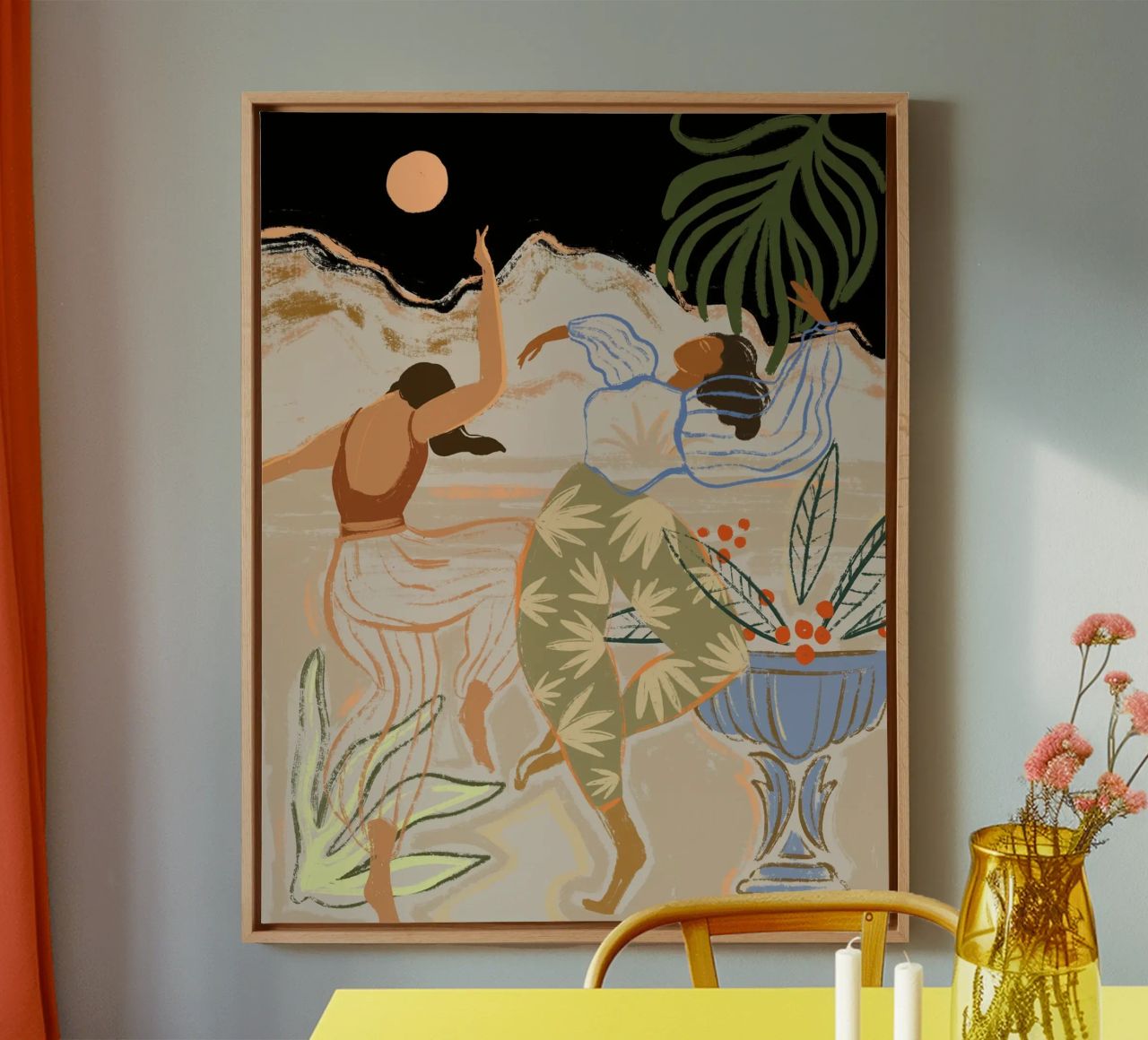 Dance Under the Moonlight canvas by Arty Guava