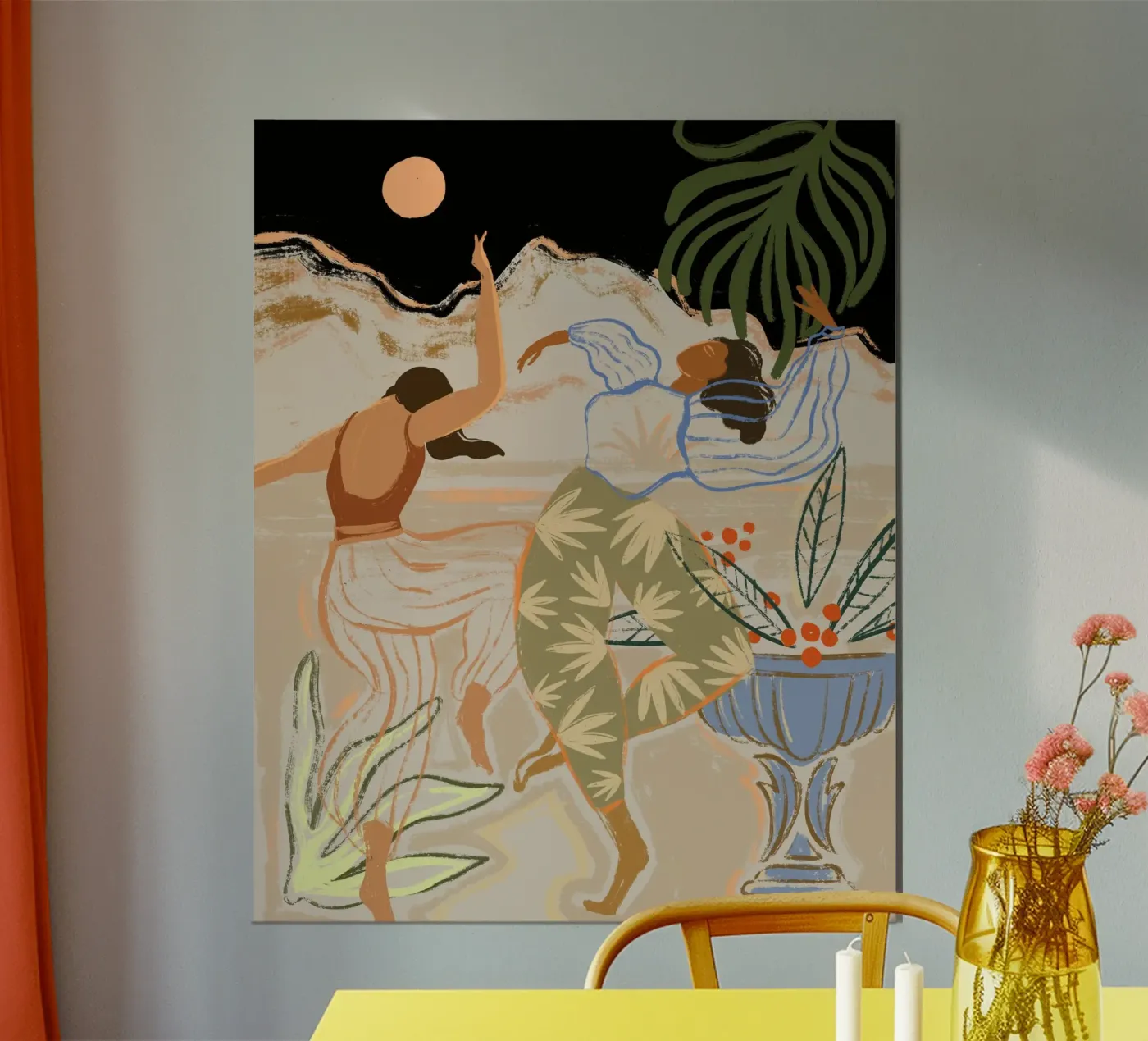 Dance Under the Moonlight poster by Arty Guava