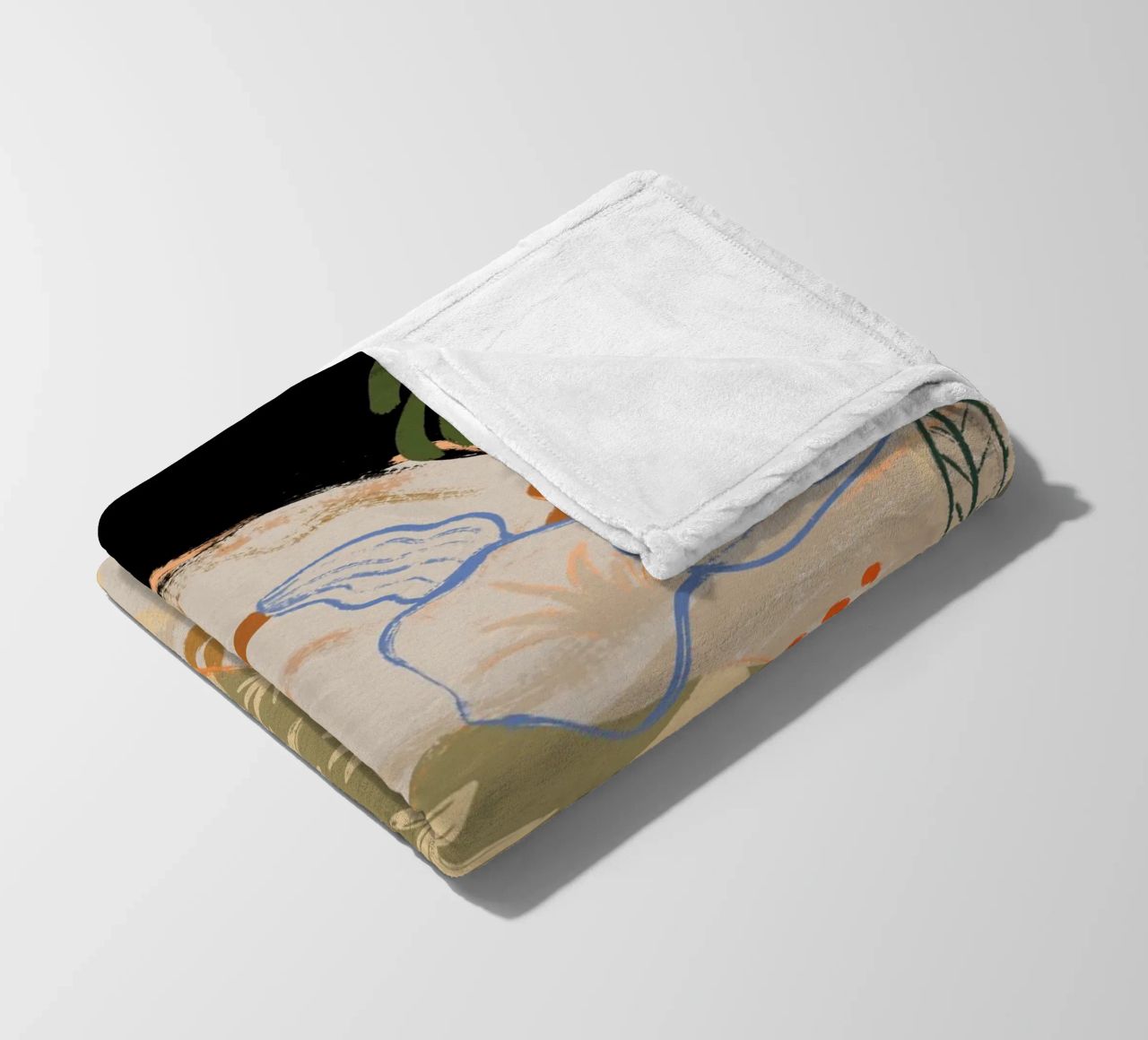 Dance Under the Moonlight fleece blanket by Arty Guava
