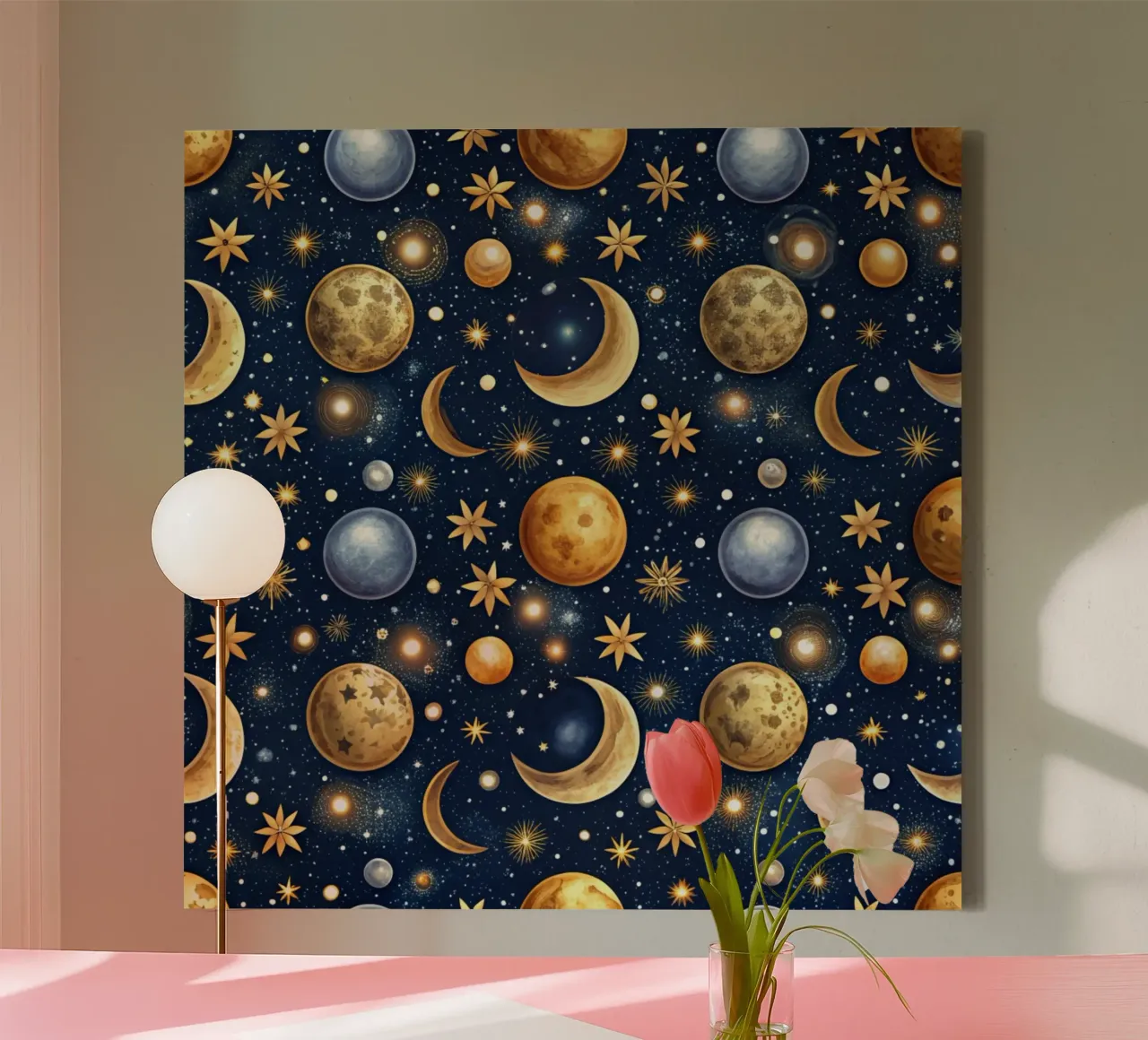Magia di Mercurio tela con Cornice a cassetta da Happy Littles