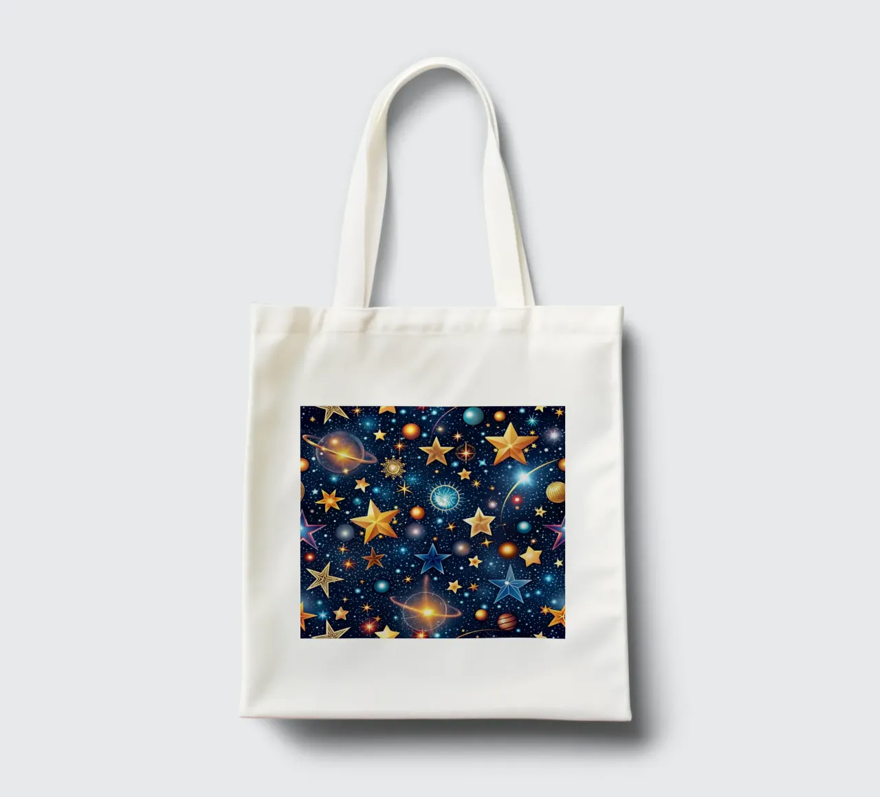 Meraviglie della Via Lattea borsa in juta da Happy Littles