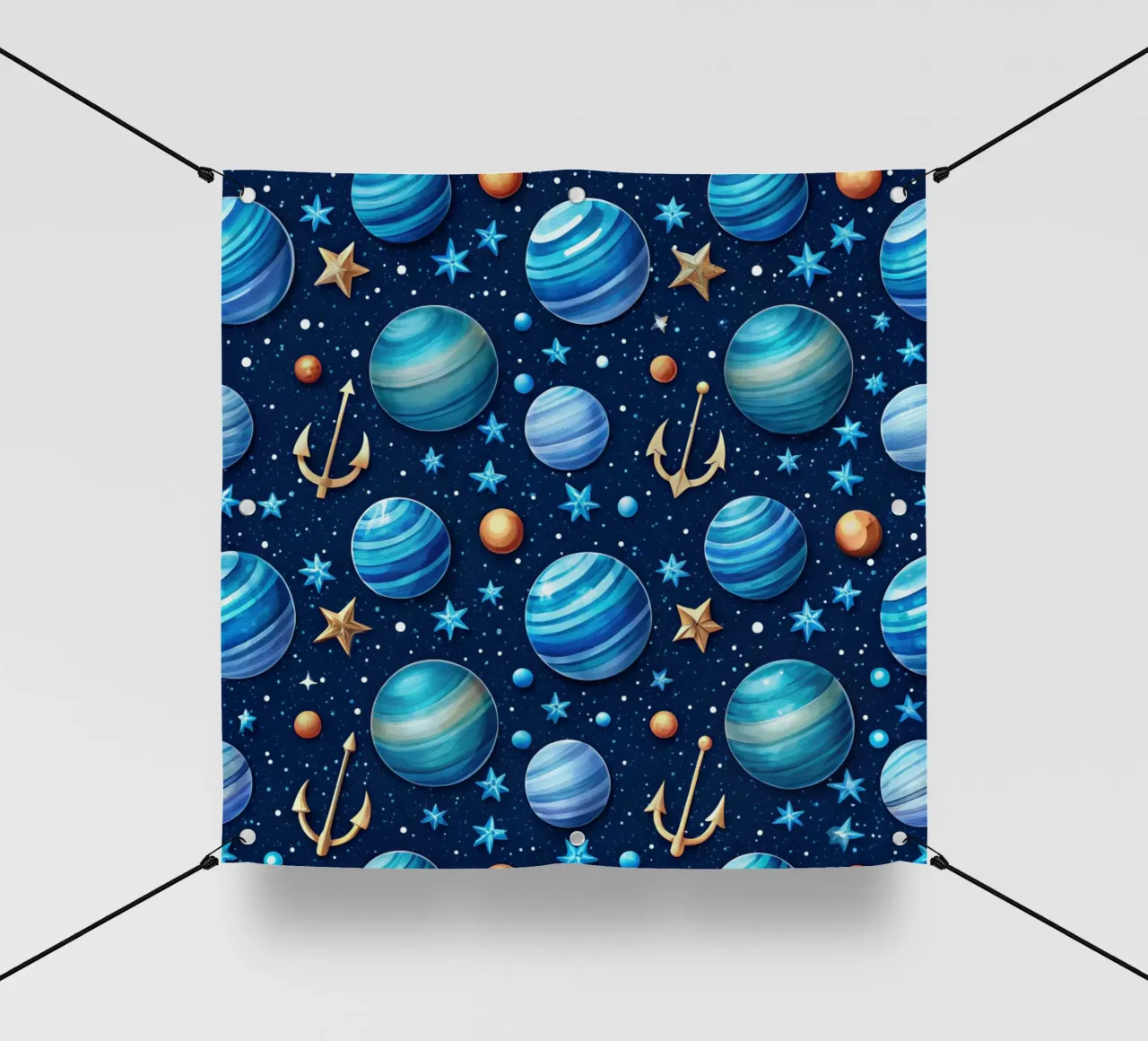 Viaggio a Nettuno telo in pvc da Happy Littles
