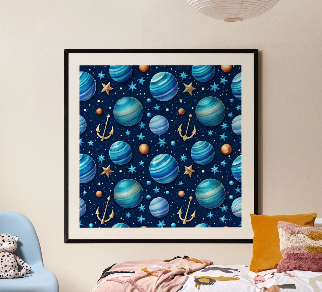 Viaggio a Nettuno poster da Happy Littles