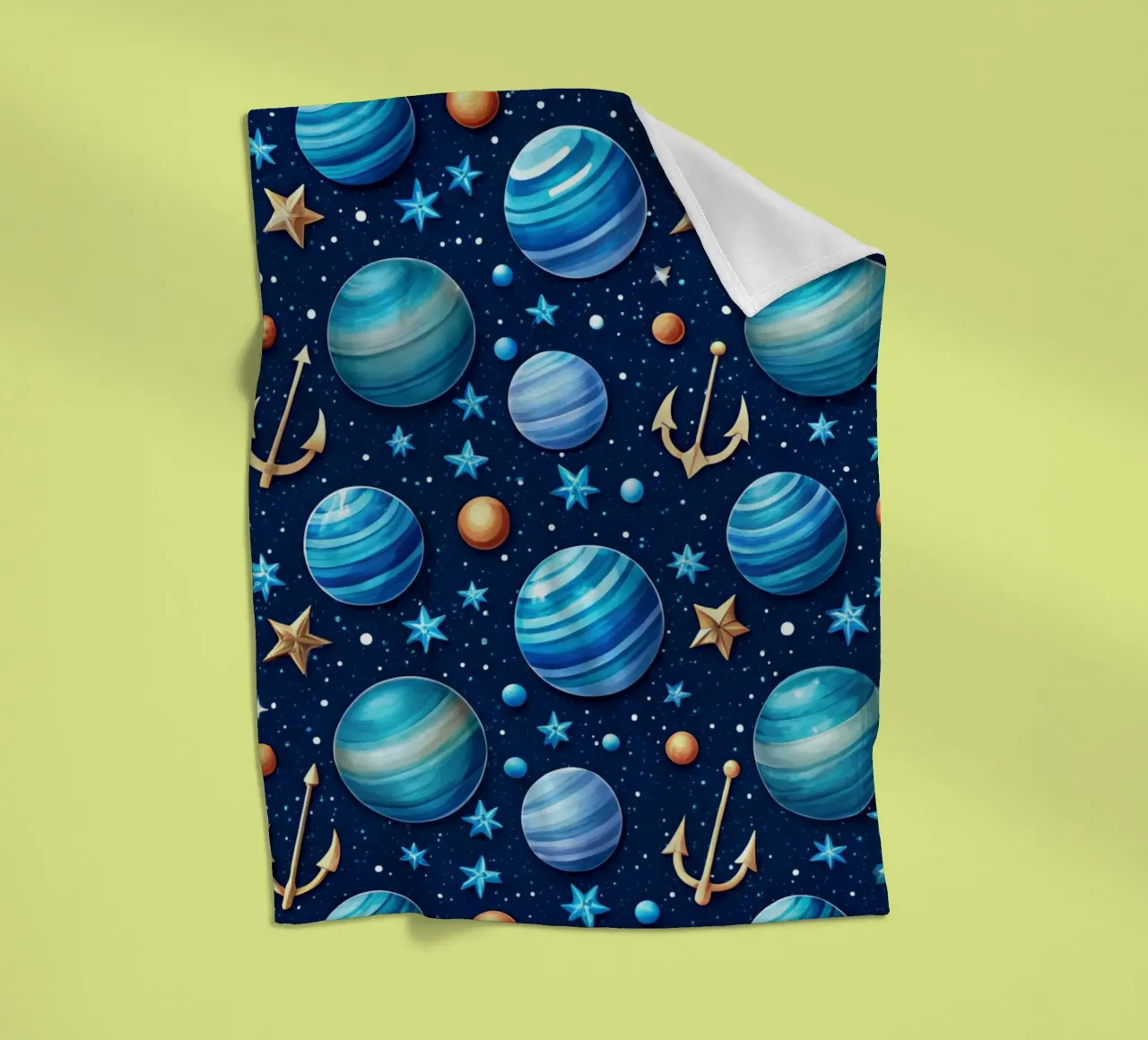 Viaggio a Nettuno coperta in pile da Happy Littles