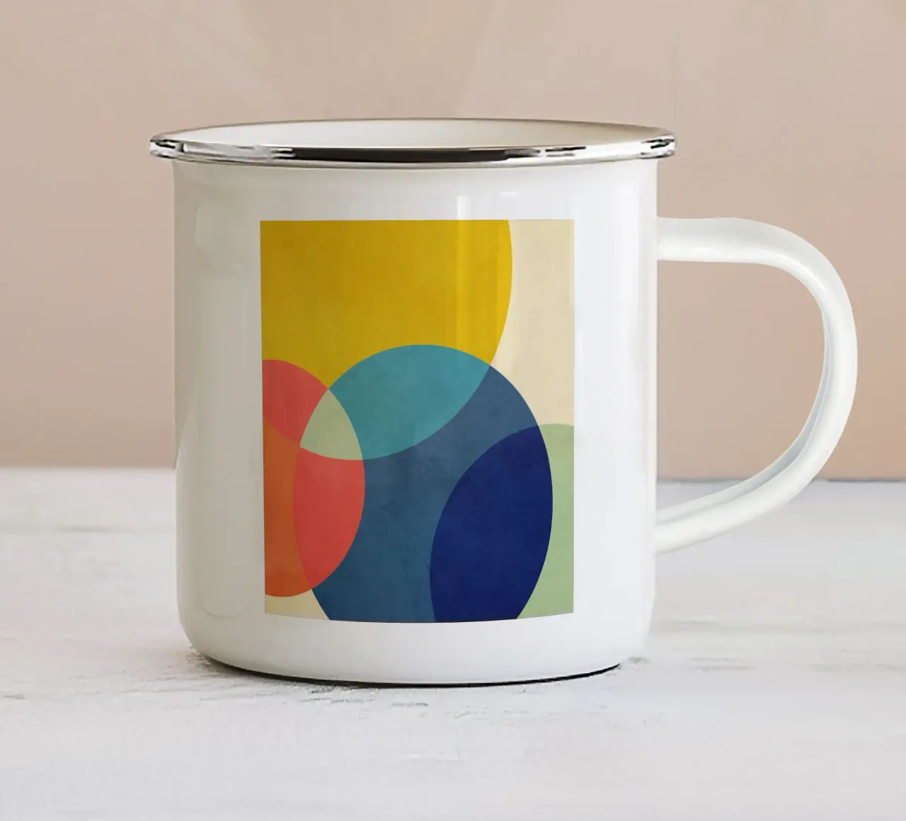 Flow of Geometry 2 Emaille Tasse von Flow Line
