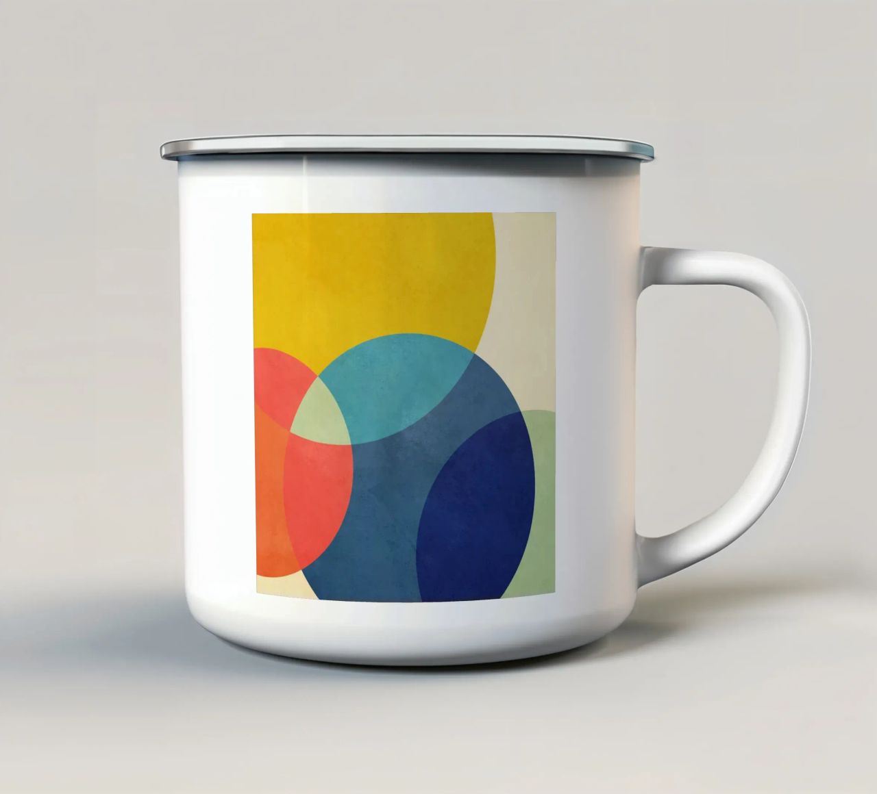 Flow of Geometry 2 tazza in smalto da Flow Line