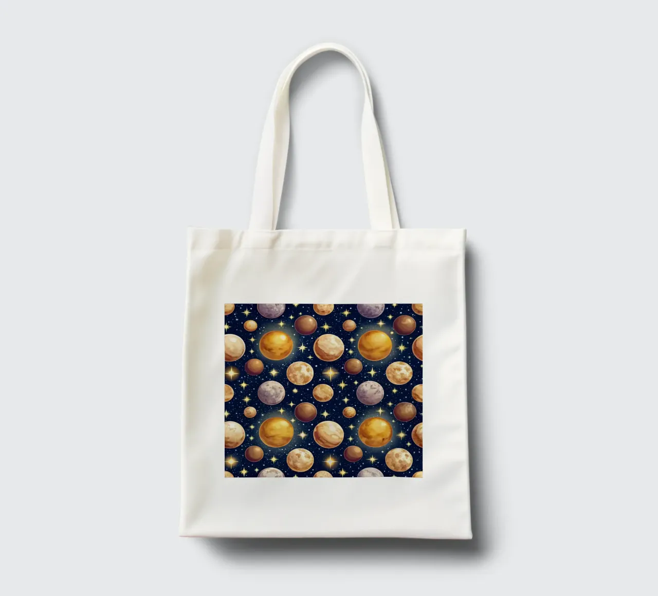 Il parco giochi di Plutone borsa in juta da Happy Littles