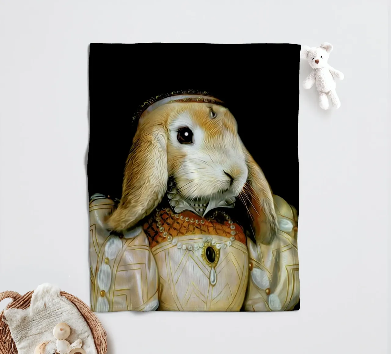 Bianca fleecedeken van Tein Lucasson