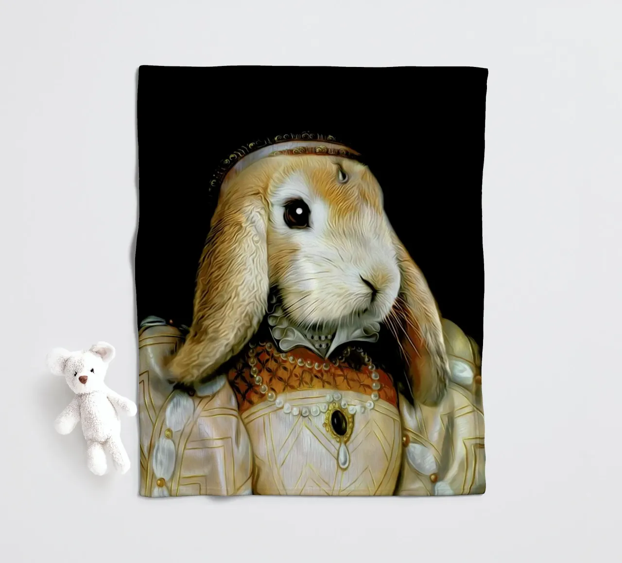 Bianca fleecedeken van Tein Lucasson