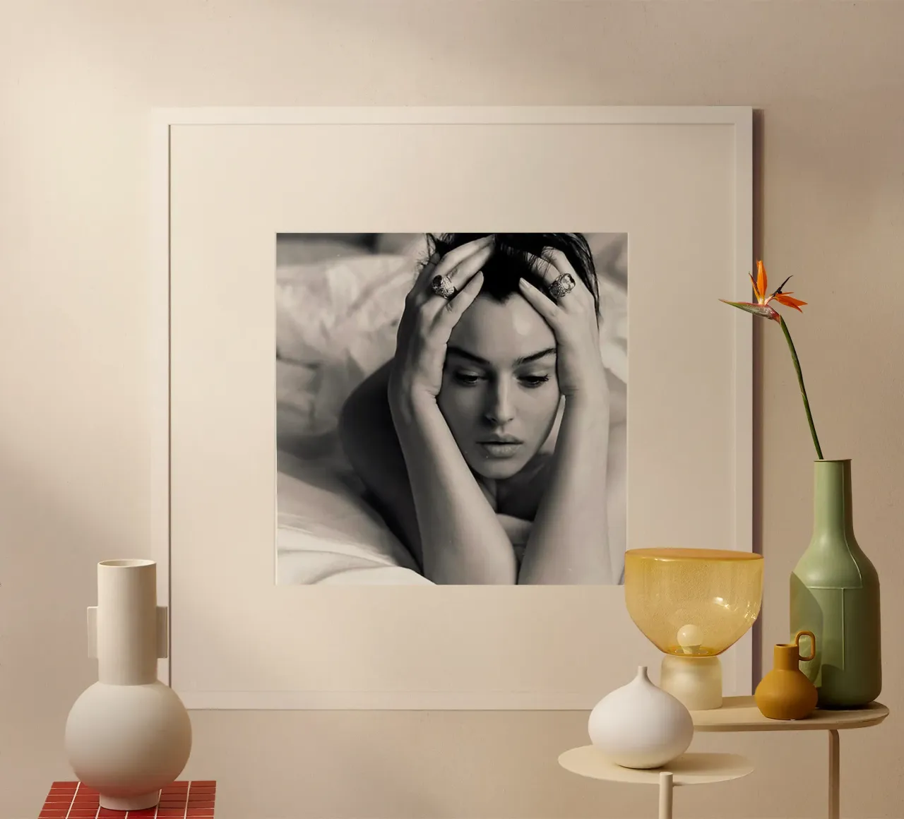 In Bedroom Monica Sad hahnemühle by Alex happy shop