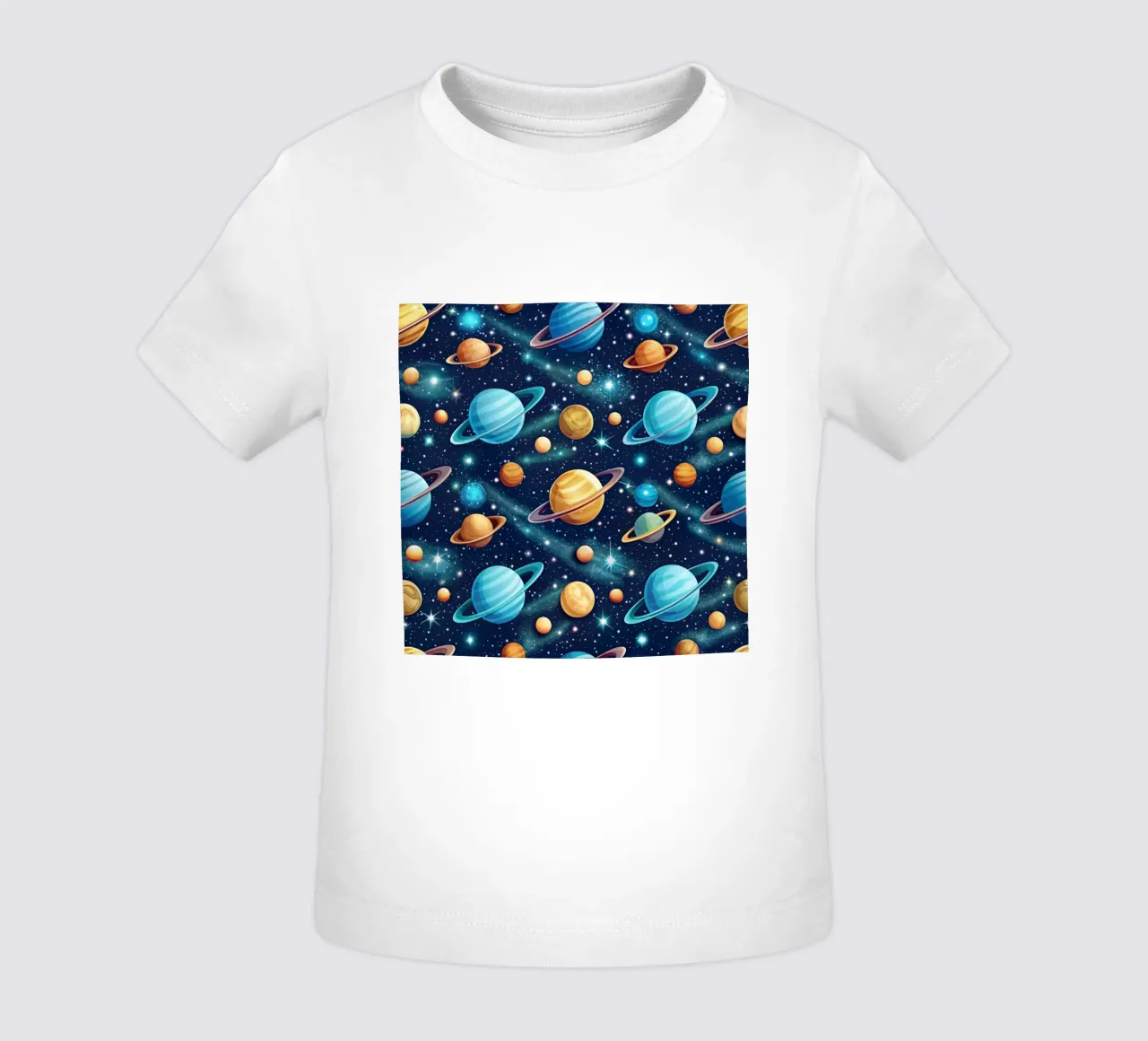 Uranus Skydance baby t-shirt by Happy Littles