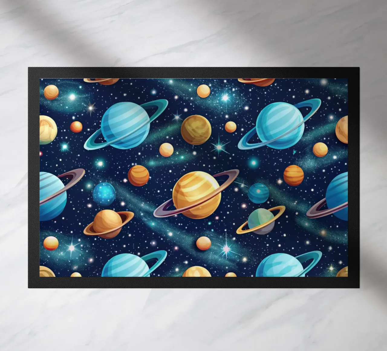 Uranus Skydance doormat by Happy Littles