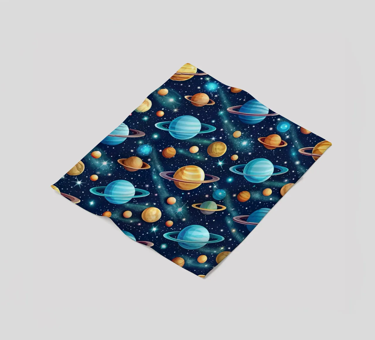 Uranus Skydance fleece blanket by Happy Littles