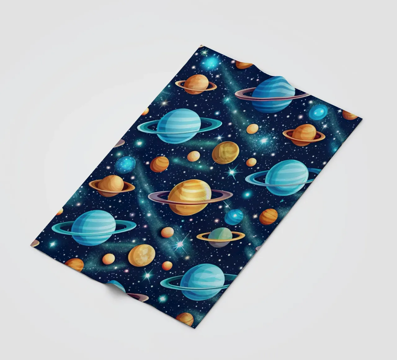 Uranus Skydance fleece blanket by Happy Littles