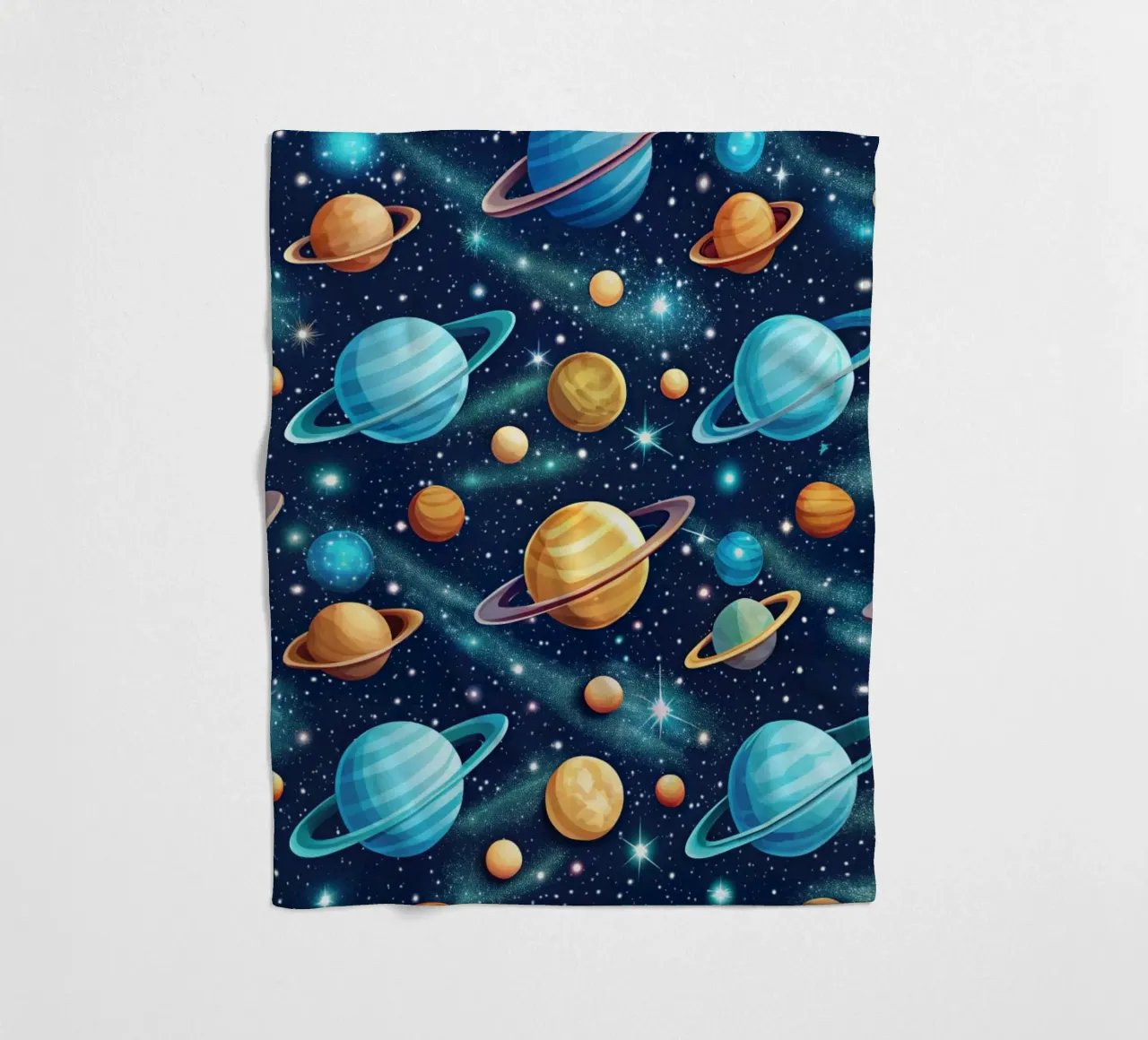 Uranus Skydance fleece blanket by Happy Littles