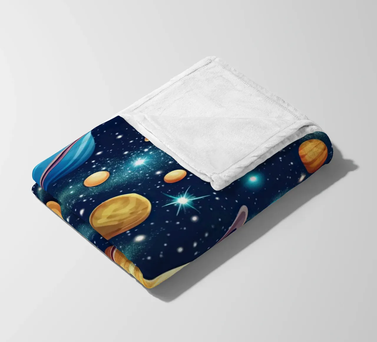 Uranus Skydance fleece blanket by Happy Littles