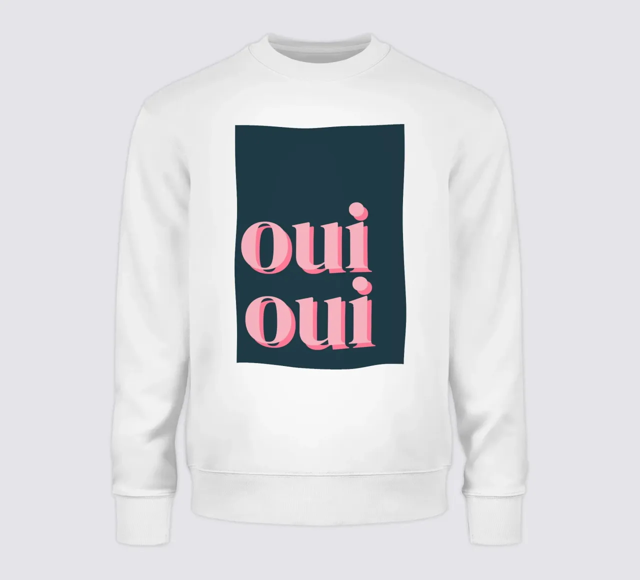 OUI OUI detto francese felpa da pdigitalprints