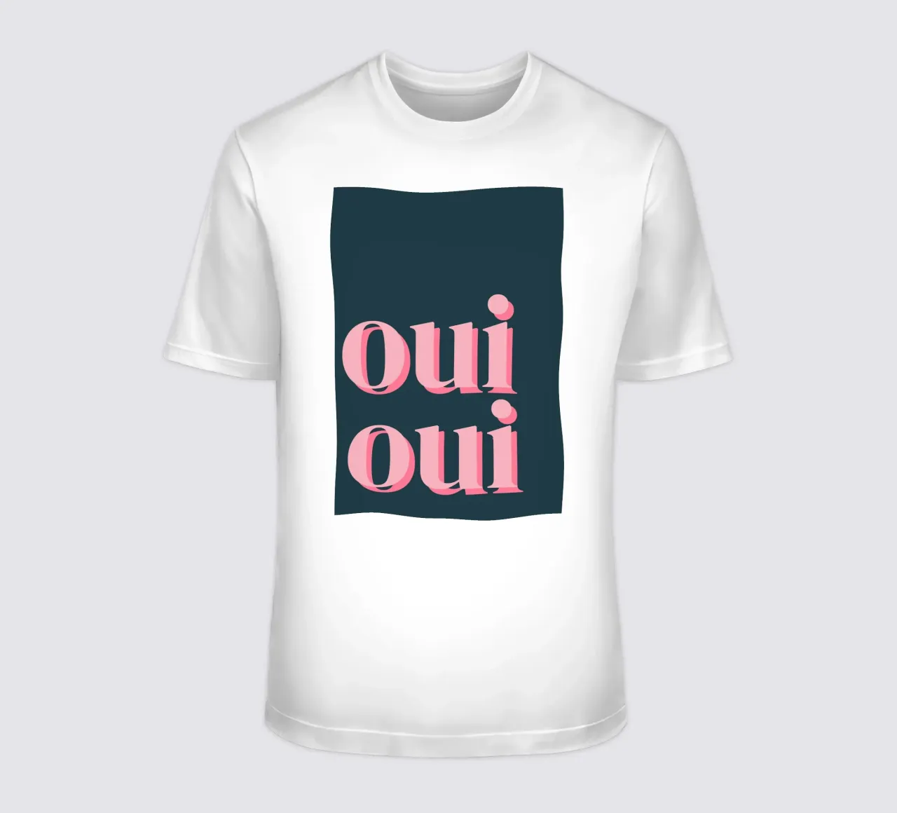 OUI OUI detto francese t-shirt da pdigitalprints