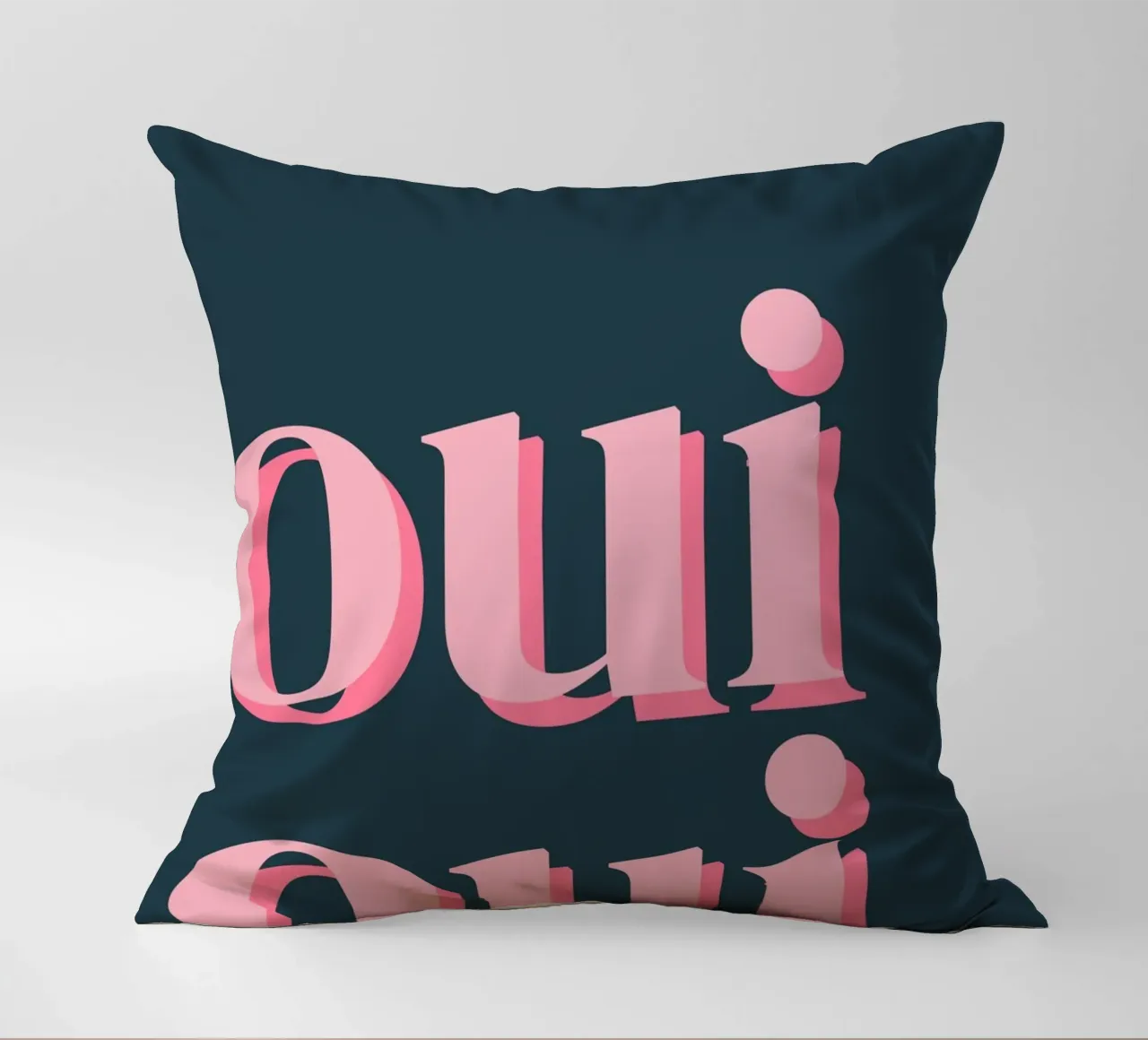 OUI OUI detto francese cuscino da pdigitalprints