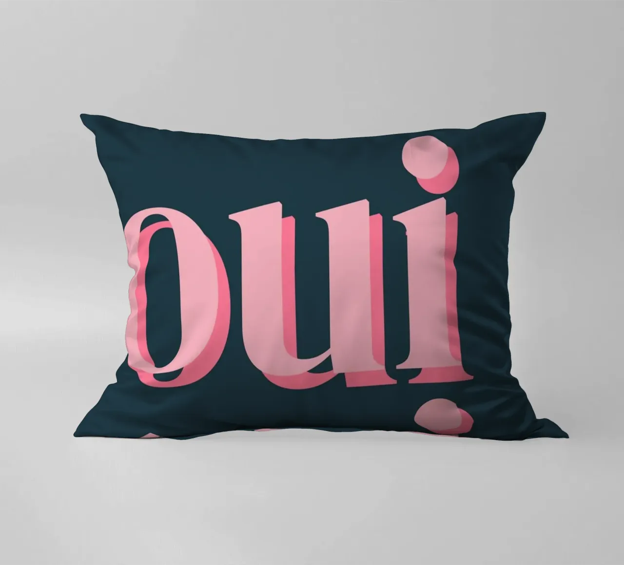 OUI OUI detto francese cuscino da pdigitalprints