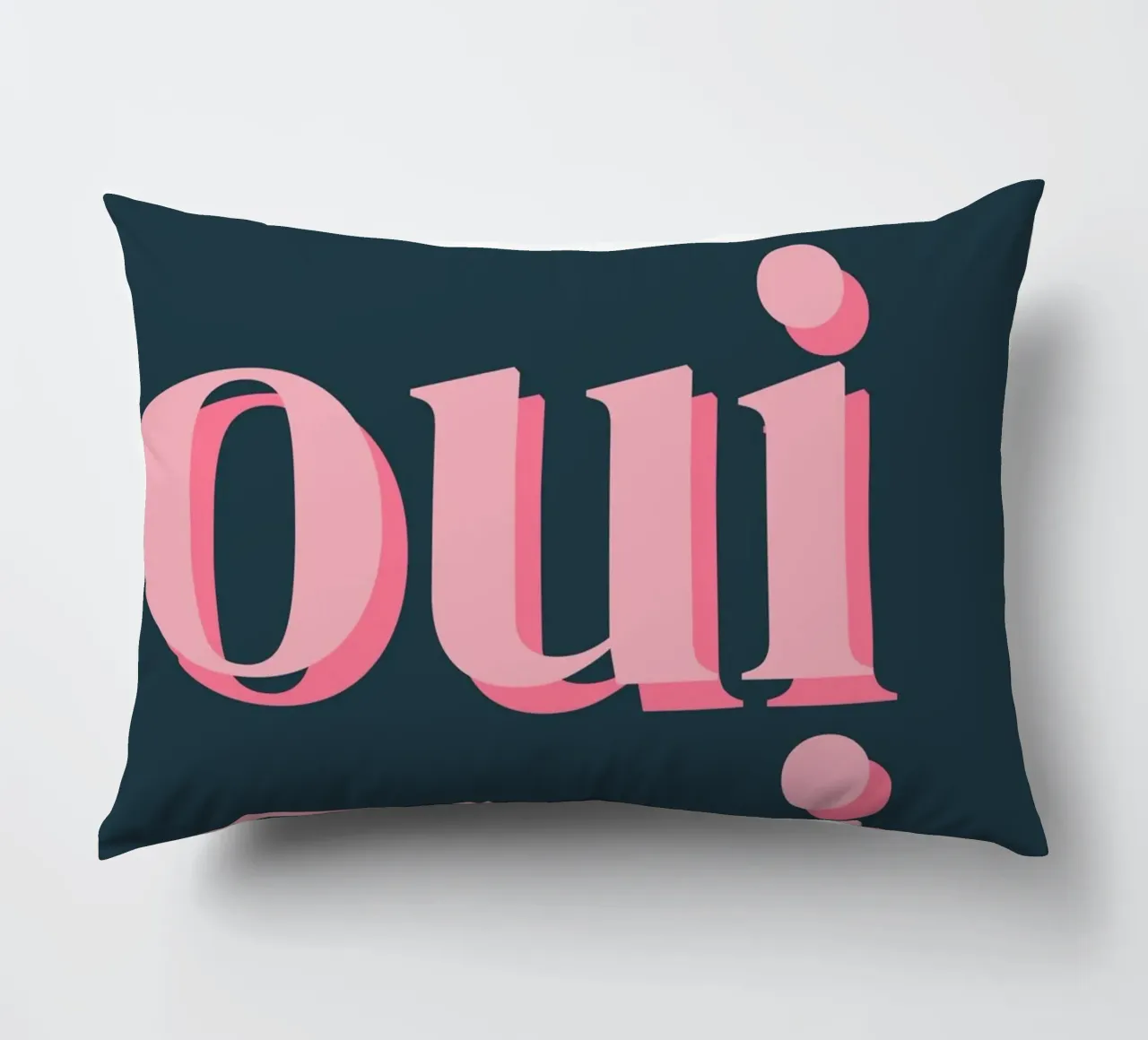OUI OUI detto francese cuscino da pdigitalprints