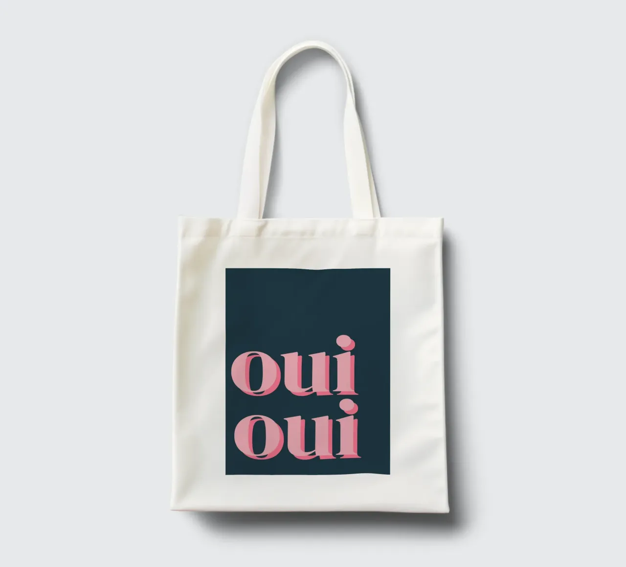 OUI OUI detto francese borsa in juta da pdigitalprints