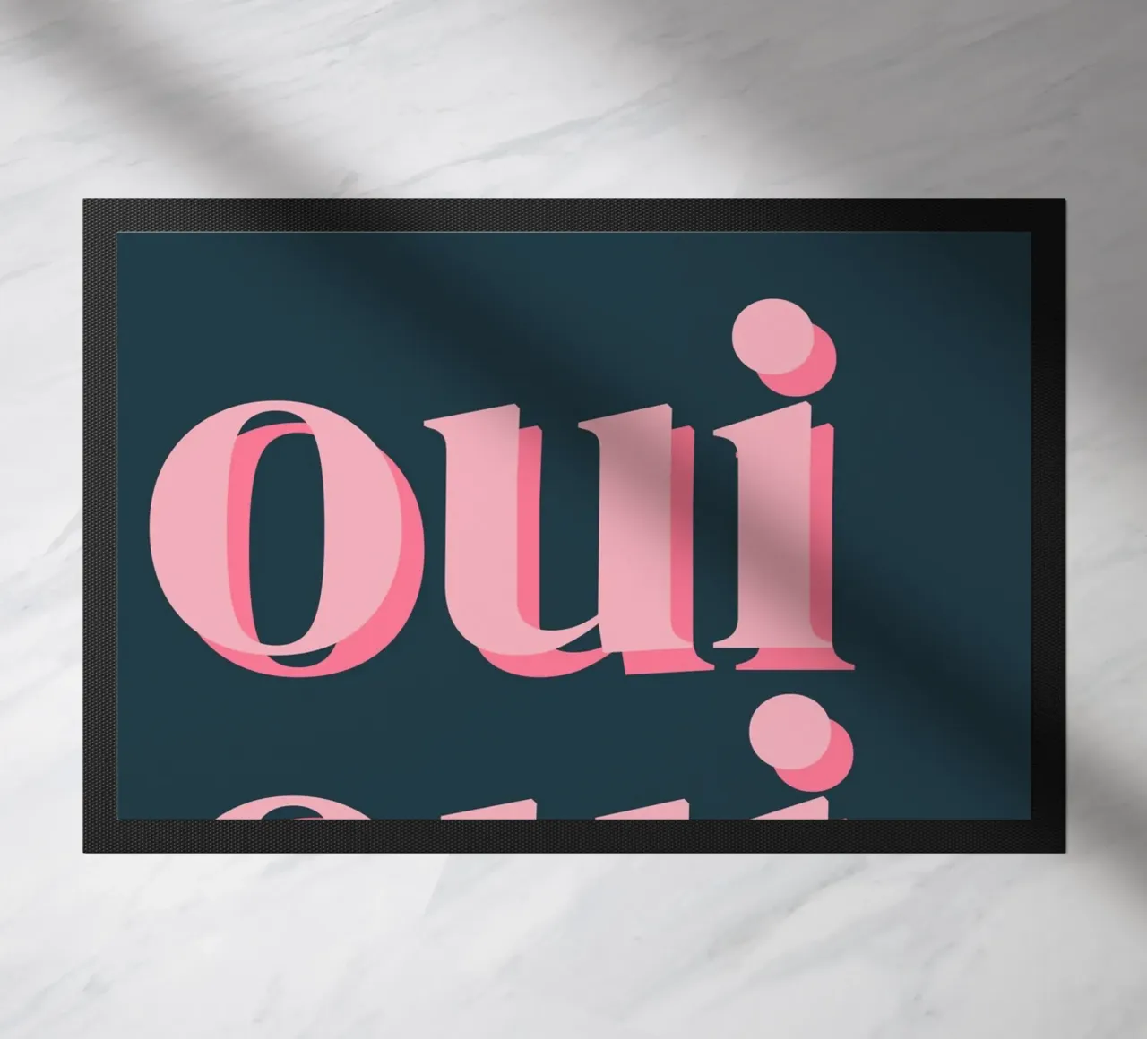 OUI OUI detto francese zerbino da pdigitalprints