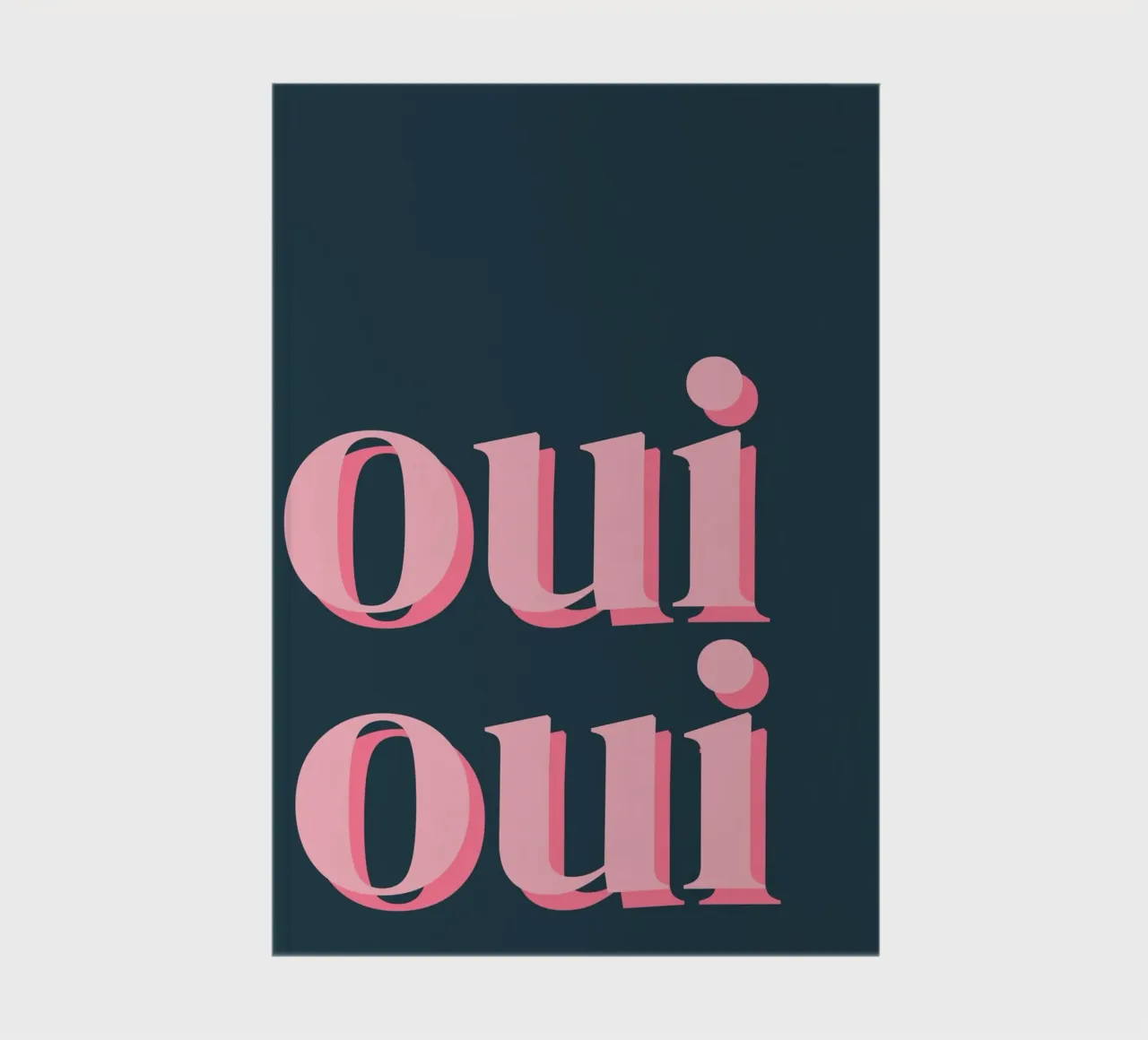OUI OUI detto francese diario da pdigitalprints