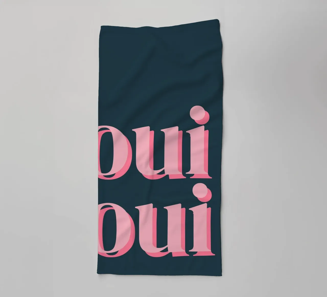 OUI OUI detto francese asciugamano da bagno da pdigitalprints