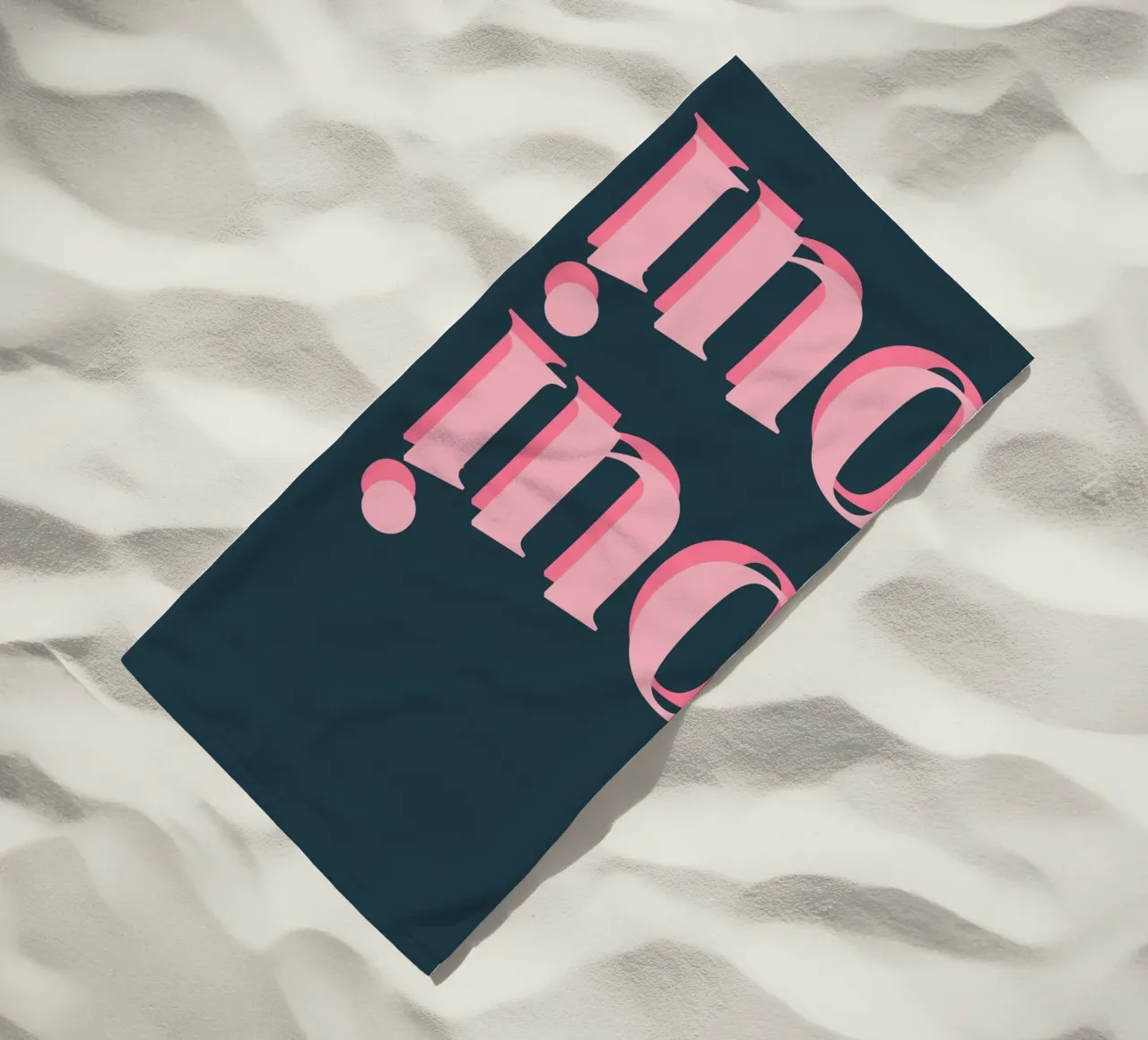 OUI OUI detto francese telo mare da pdigitalprints