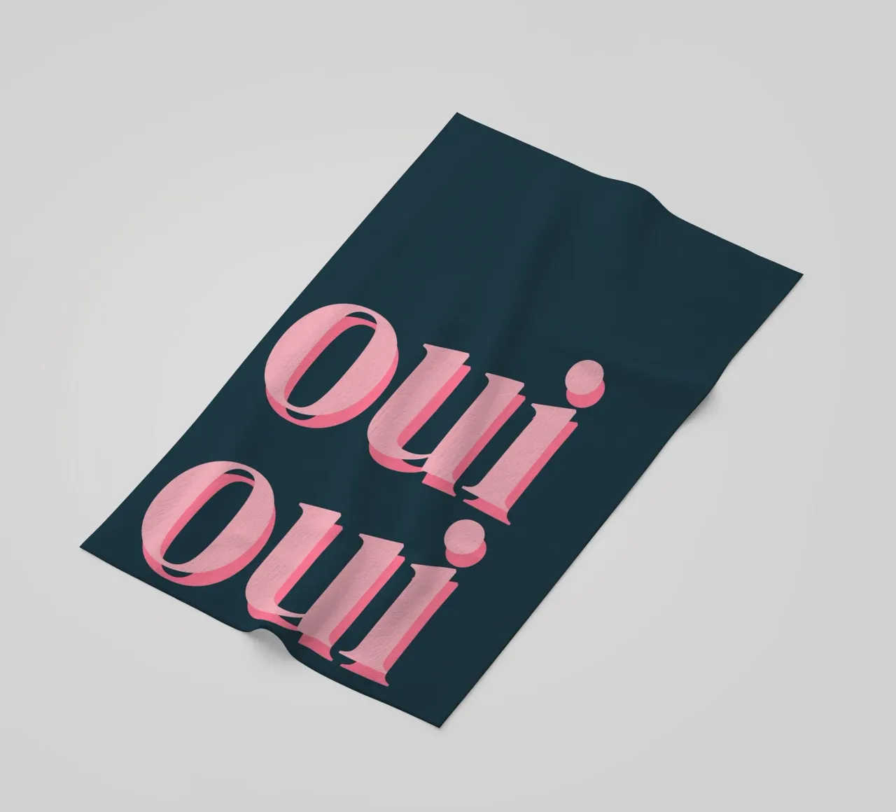 OUI OUI detto francese telo mare da pdigitalprints