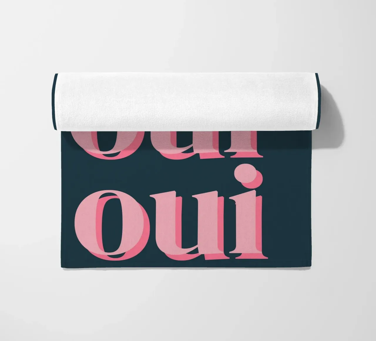 OUI OUI detto francese telo mare da pdigitalprints