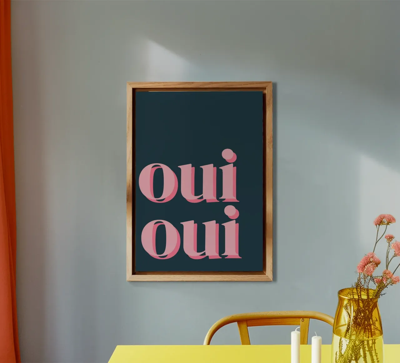 OUI OUI detto francese alluminio dibond da pdigitalprints