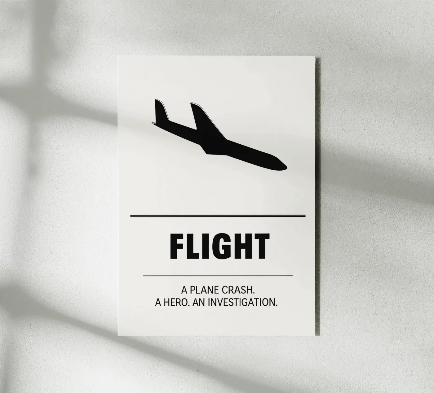 Flight Print pannello forex da MoviesArt