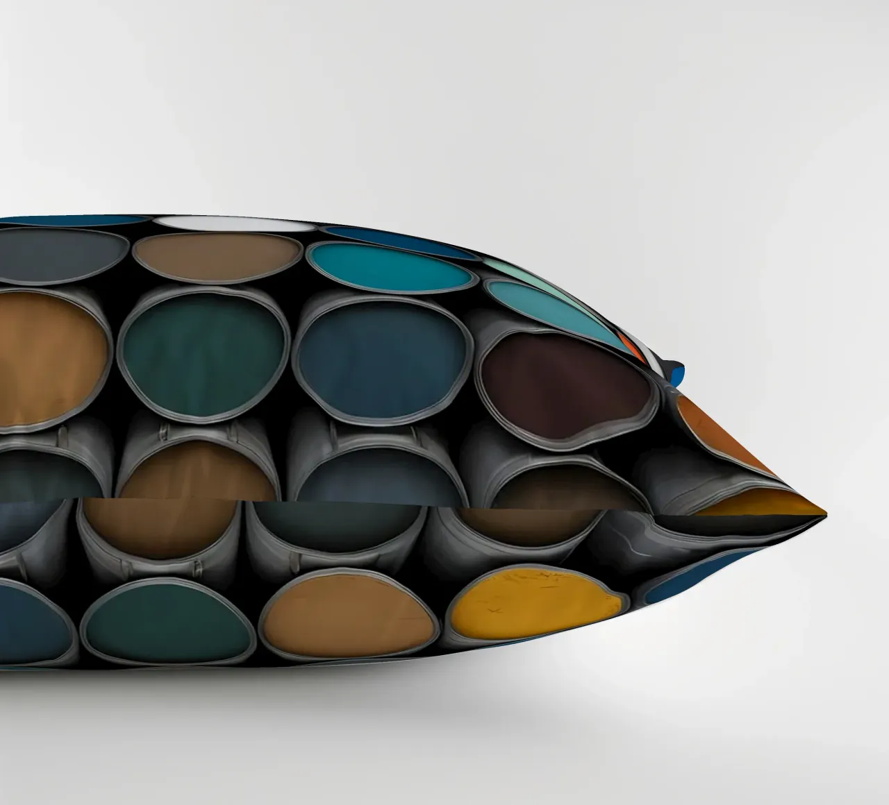 Bunte Farbdosen cuscino da kosinsart.gallery