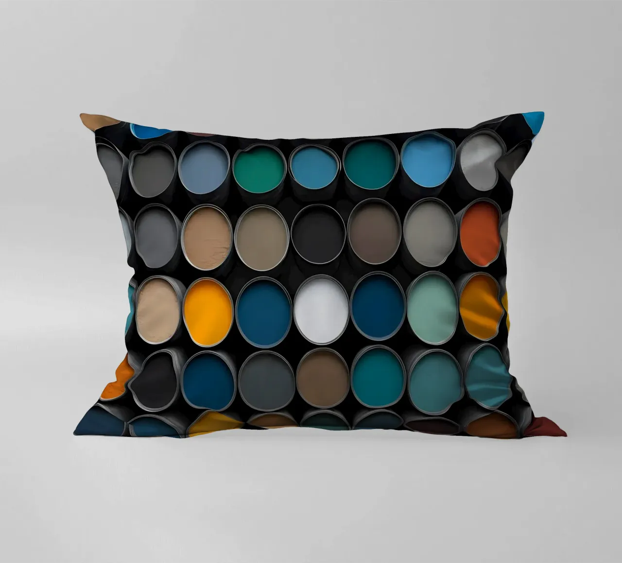 Bunte Farbdosen cuscino da kosinsart.gallery