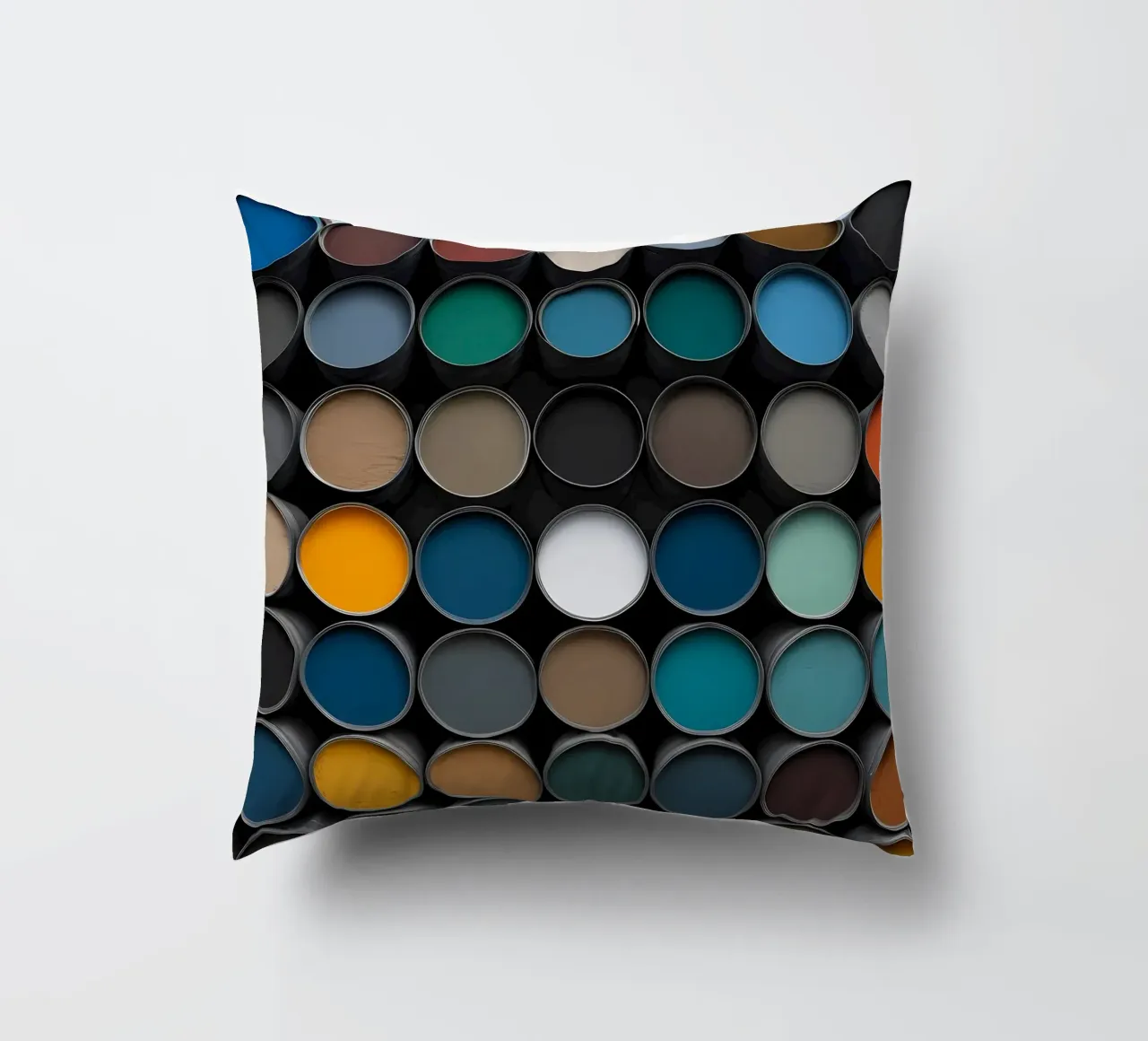 Bunte Farbdosen cuscino da kosinsart.gallery